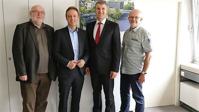 Heinz Layher, Macit Karaahmetoglu, Dirk Schönberger, Kurt Goldmann