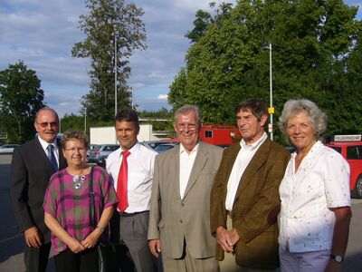 Die ehem Gemeinderäte; Peter Hartenstein – Erika Raupp – Harald Sommer – Michael Kaempffer – Antje Schirra