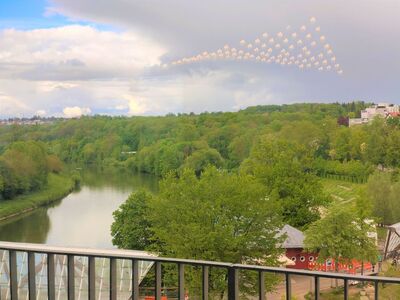 UFO über dem Neckar