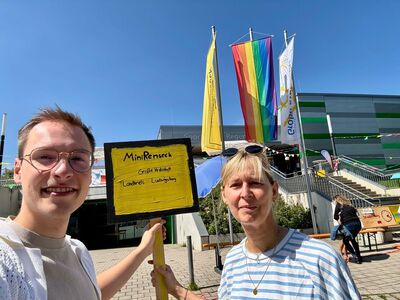 Colin Sauerzapf und Judith Raupp besuchen MiniRemseck