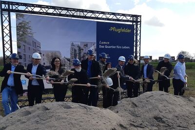 Spatenstich für das neue Wohnquartier