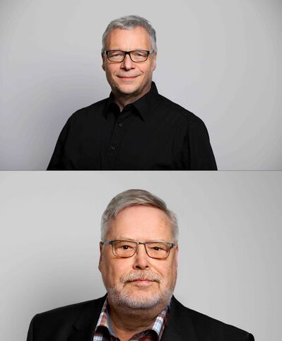 Achim Dürr und Horst-Walter Schaefer (Bild: M. Fuchs))