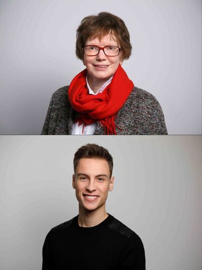 Colin Sauerzapf und Martina Buschkamp-Bay (Foto: M. Fuchs))