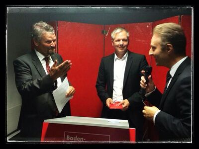 Gernot Erler im Gespräch mit Lars Barteit und Macit Karaahmetoglu