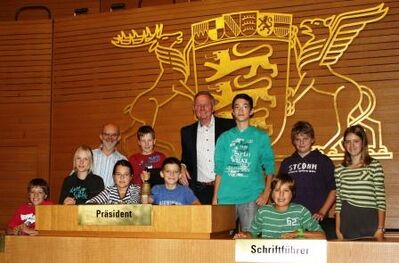 Die Besuchergruppe aus Remseck